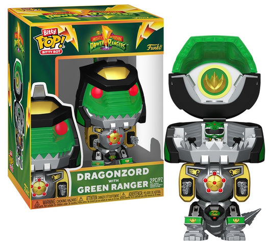 Green Ranger Dragonzord figure with packaging on a white background