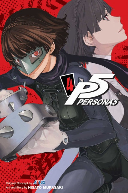 Cover of 'Persona 5' with two characters and the game logo on a red background