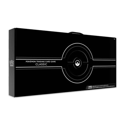  Pokémon TCG: Classic product packaging featuring a black design with circular graphic elements and white text.