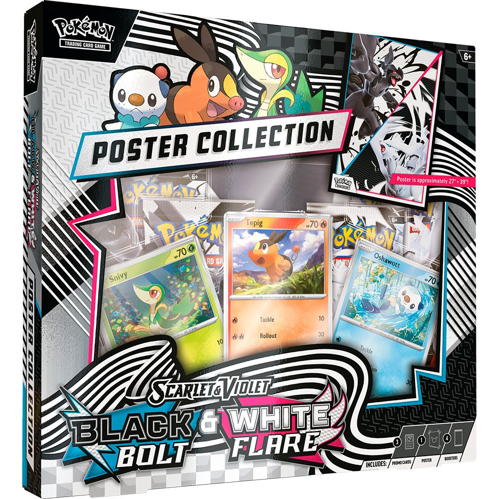 Pokemon - Scarlet & Violet 10.5 - Black Bolt & White Flare Unova Poster Collection