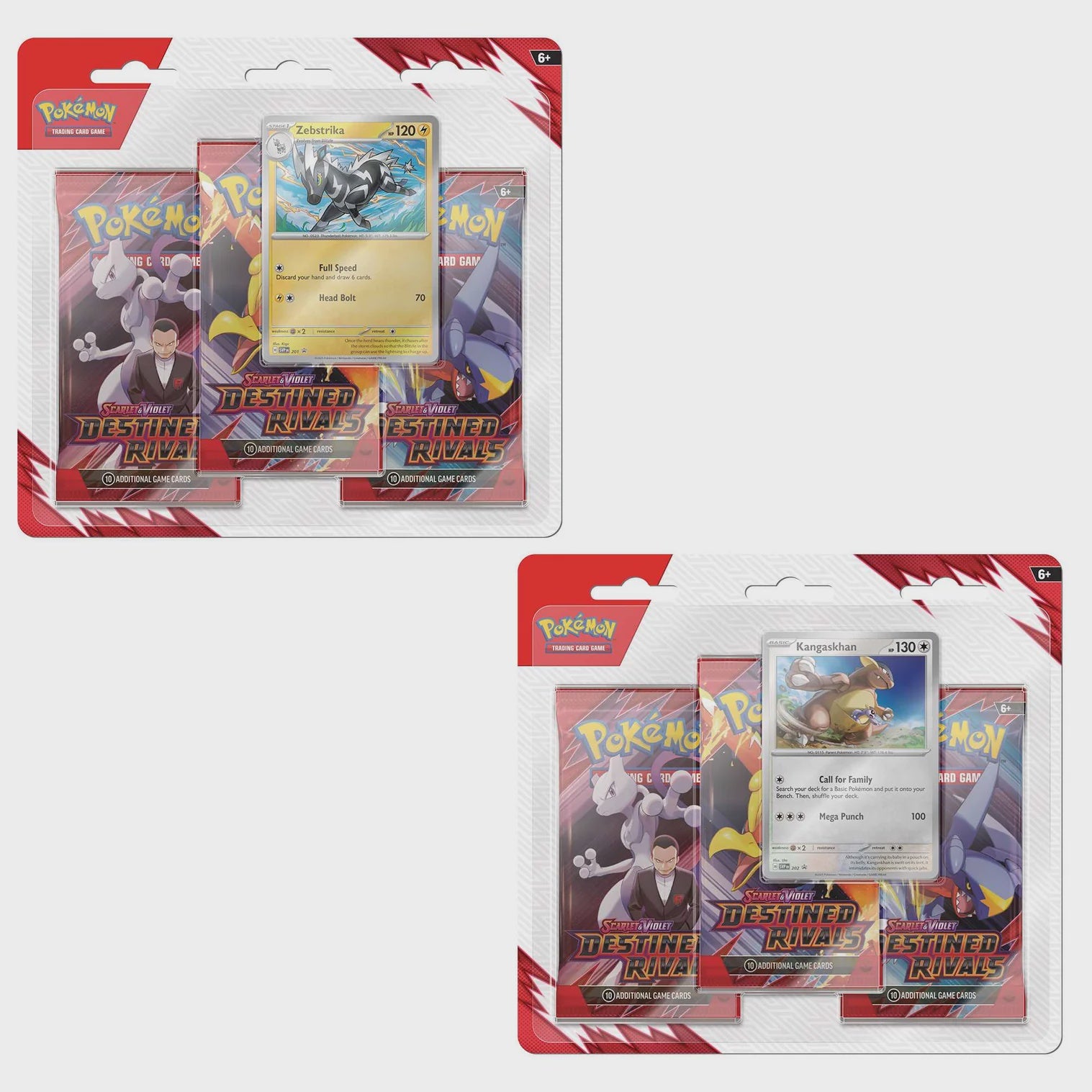 Pokemon TCG: Scarlet & Violet 10 - Destined Rivals - 3-Pack Blister CDU (12)