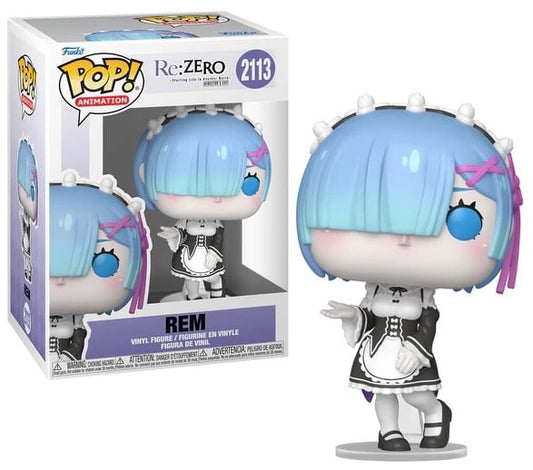 Funko Pop! vinyl figure of Rem from Re:Zero with packaging