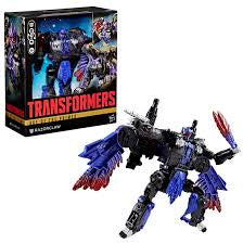 Transformers action figure with box in the background