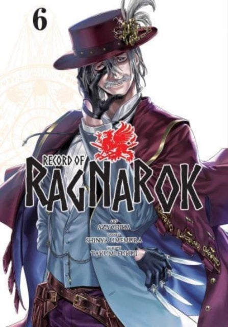 Cover of 'Record of Ragnarok' with a character in a top hat and coat.