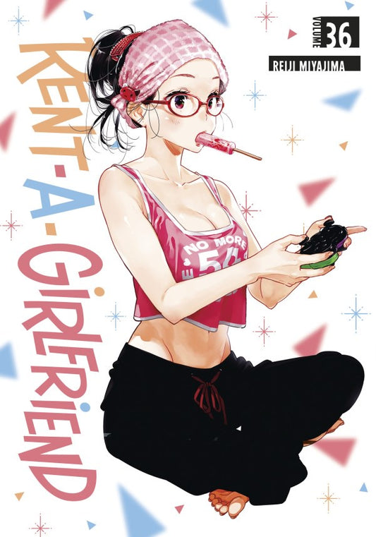 Manga cover of 'Kent-A-Girlfriend' with an animated character holding a vape and smartphone.