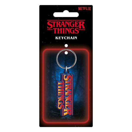 Retro Logo Stranger Things 5 Keychain