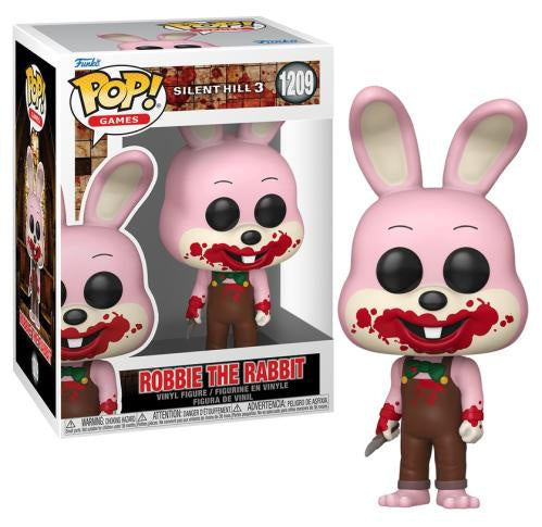 Funko Pop! vinyl figure of Robbie the Rabbit from Silent Hill 3 with packaging
