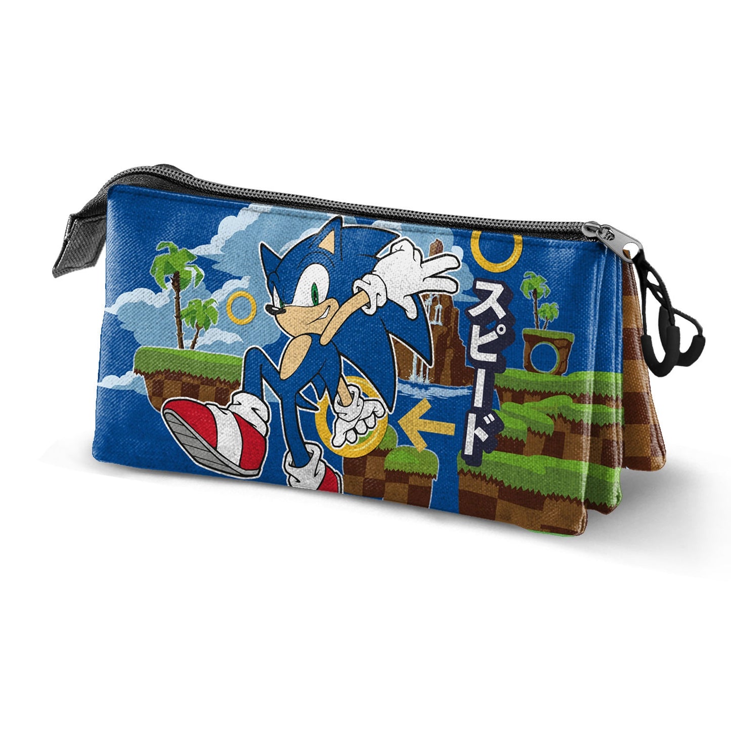SONIC - Greenhill - Triple Pencil Case