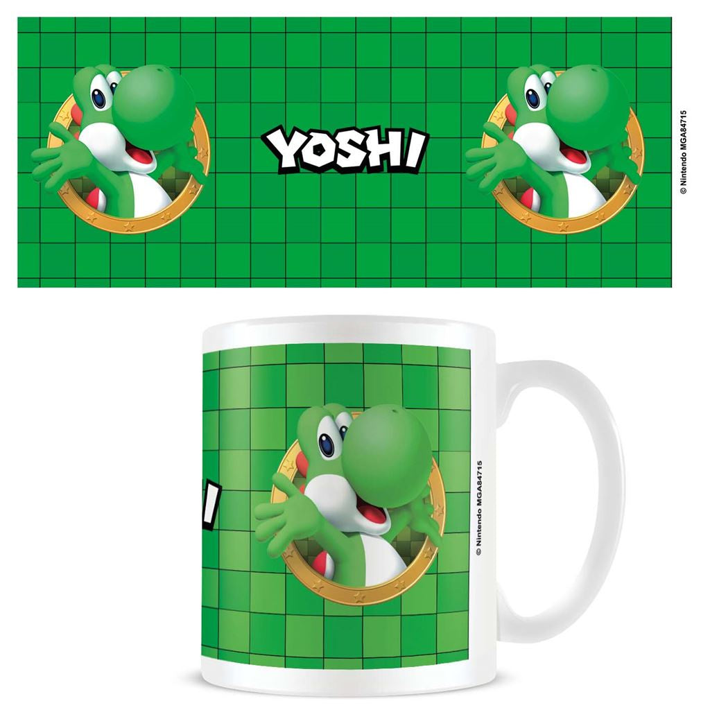 SUPER MARIO (YOSHI 3D PORT) WHITE POD MUG
