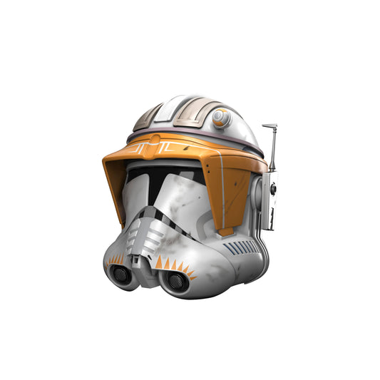 Star Wars clone trooper helmet on a white background