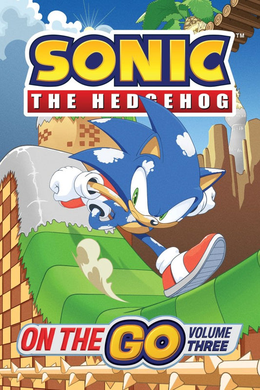 Sonic the Hedgehog book cover with character and title text