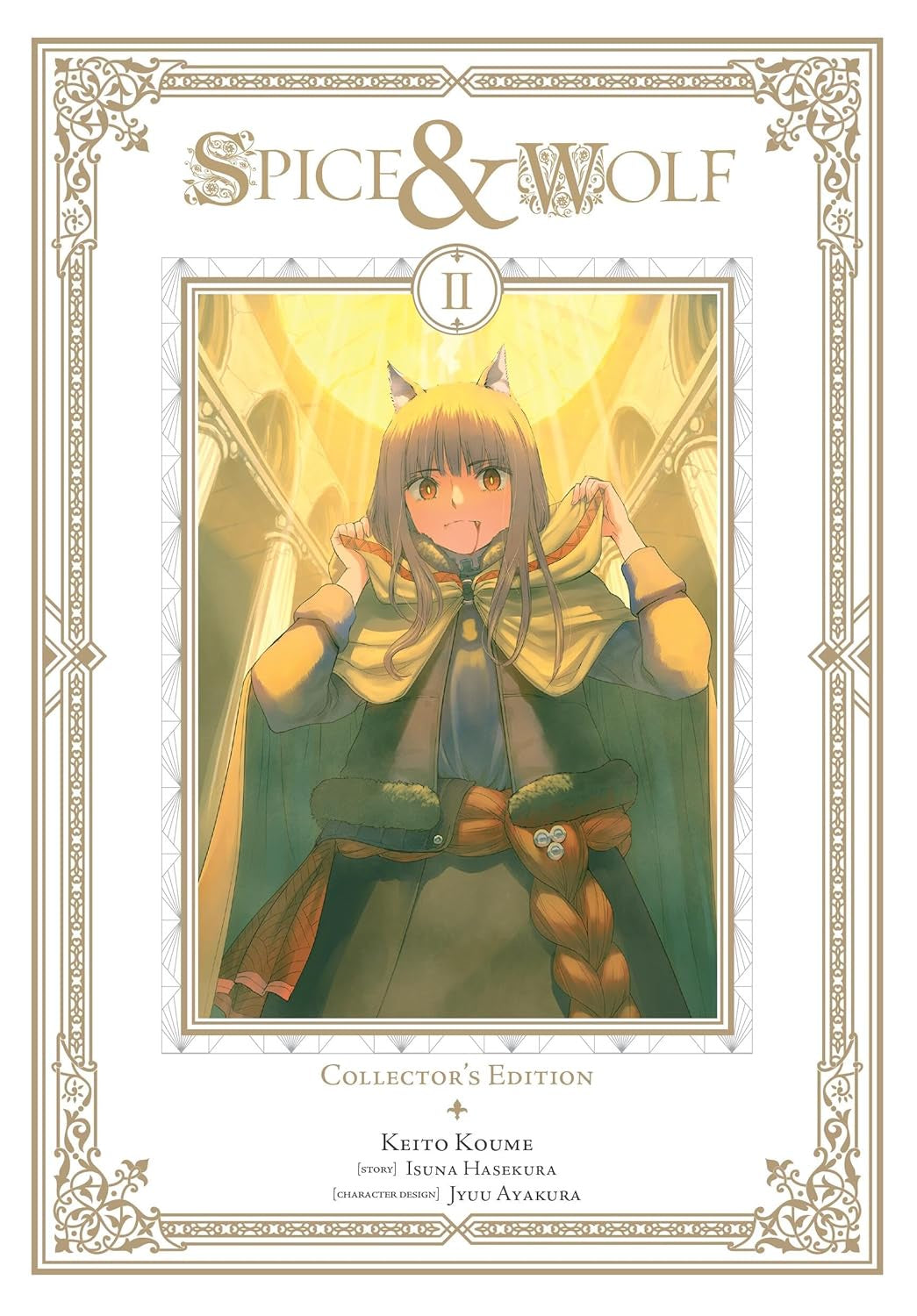 Cover of 'Spice & Wolf' Collector's Edition with character illustration