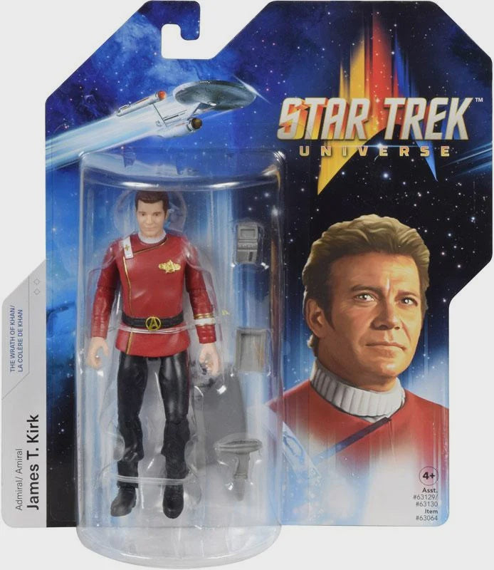 Star Trek Universe 5 Inch Action Figure - Admiral James T. Kirk