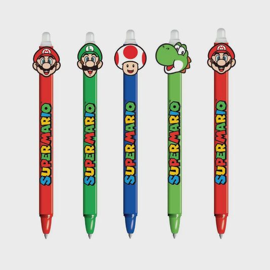Super Mario - Erasable Gel Pen (Assorted Styles)