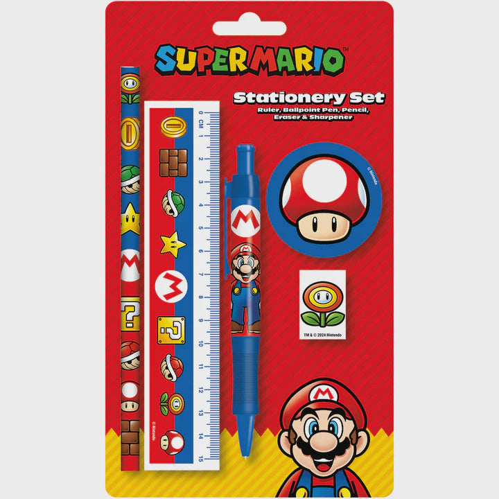 Super Mario Essential Stationery Set