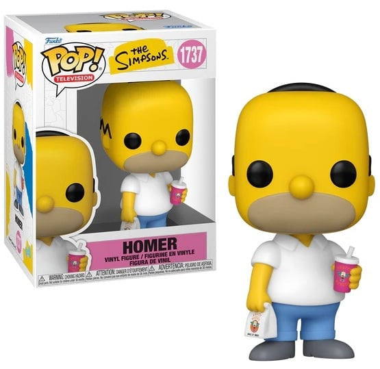 Funko Pop! Homer Simpson vinyl figure with packaging on a white background