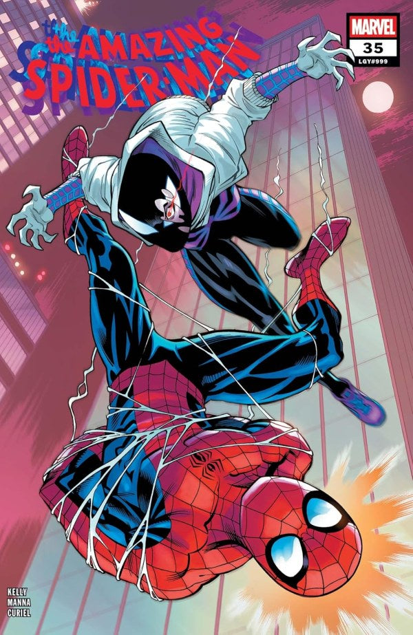 DAMAGE CONTROL COMES WITH A COST! With only one issue before AMAZING SPIDER-MAN #1000, Spidey will be tested like never before... by GHOST-SPIDER?! DAMAGE CONTROL's latest target creates bad blood with the wall-crawler — just how far is Spidey willing to go?!