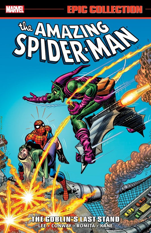 Comic book cover of 'The Amazing Spider-Man' with superhero action