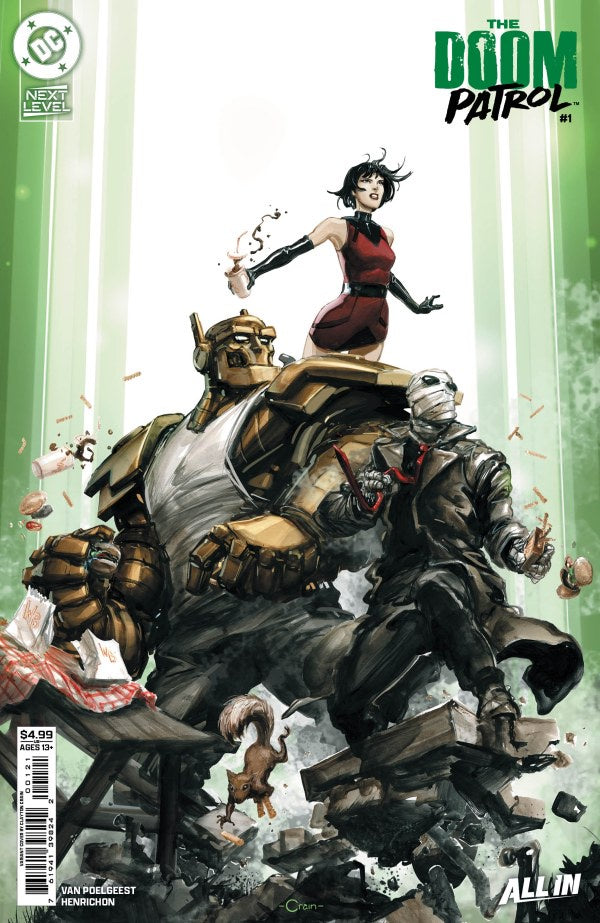The Doom Patrol #1 Cover B Clayton Crain Variant