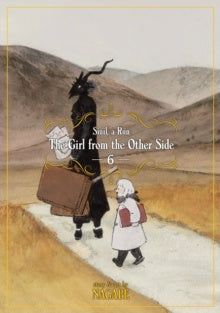Book cover of 'The Girl from the Other Side' with two characters walking on a path in a desert landscape.