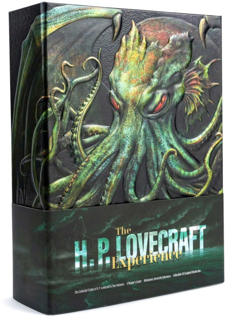 H.P. Lovecraft Experience book cover with a green octopus-like creature on a black background