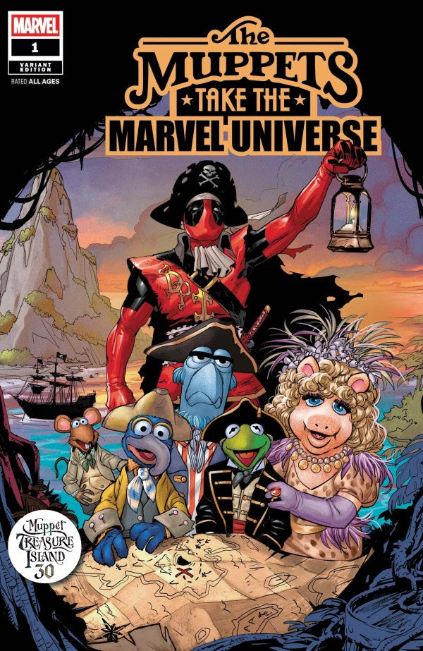 The Muppets Take the Marvel Universe #1 Matteo Lolli Muppet Treasure Island 30th Anniversary Variant
