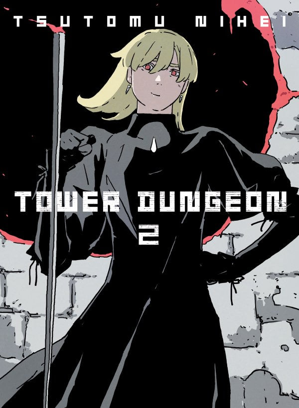 Cover of 'Tower Dungeon 2' with a character holding a sword against a black background