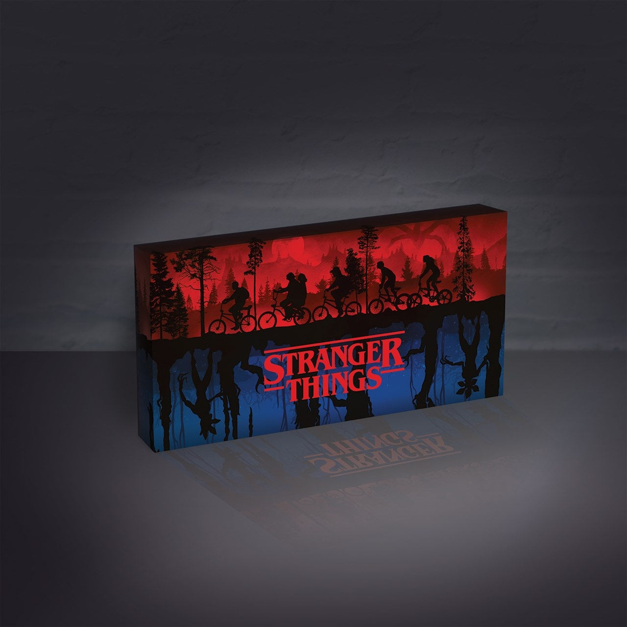 Two Worlds Stranger Things 5 Letterbox Light Up Canvas