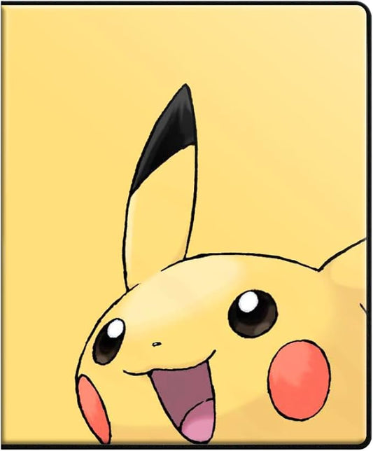 Illustration of Pikachu on a yellow background
