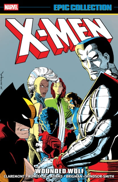 Comic book cover featuring X-Men with Marvel logo and title