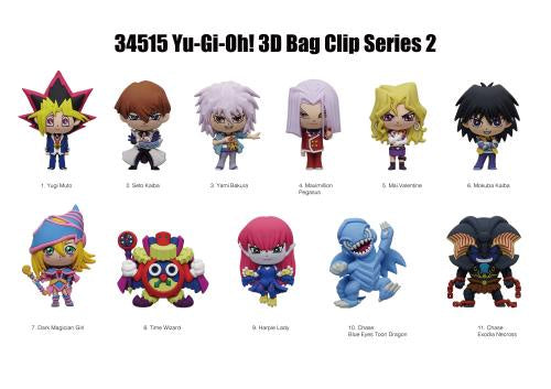 YU-GI-OH - Series 2 - 3D Foam Bag Clip (Display 24 Pcs)