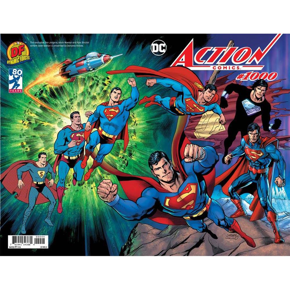 Action Comics #1000 ( Dynamic Forces Dan Jurgens Wraparound Variant Edition Signed by Jerry Ordway)