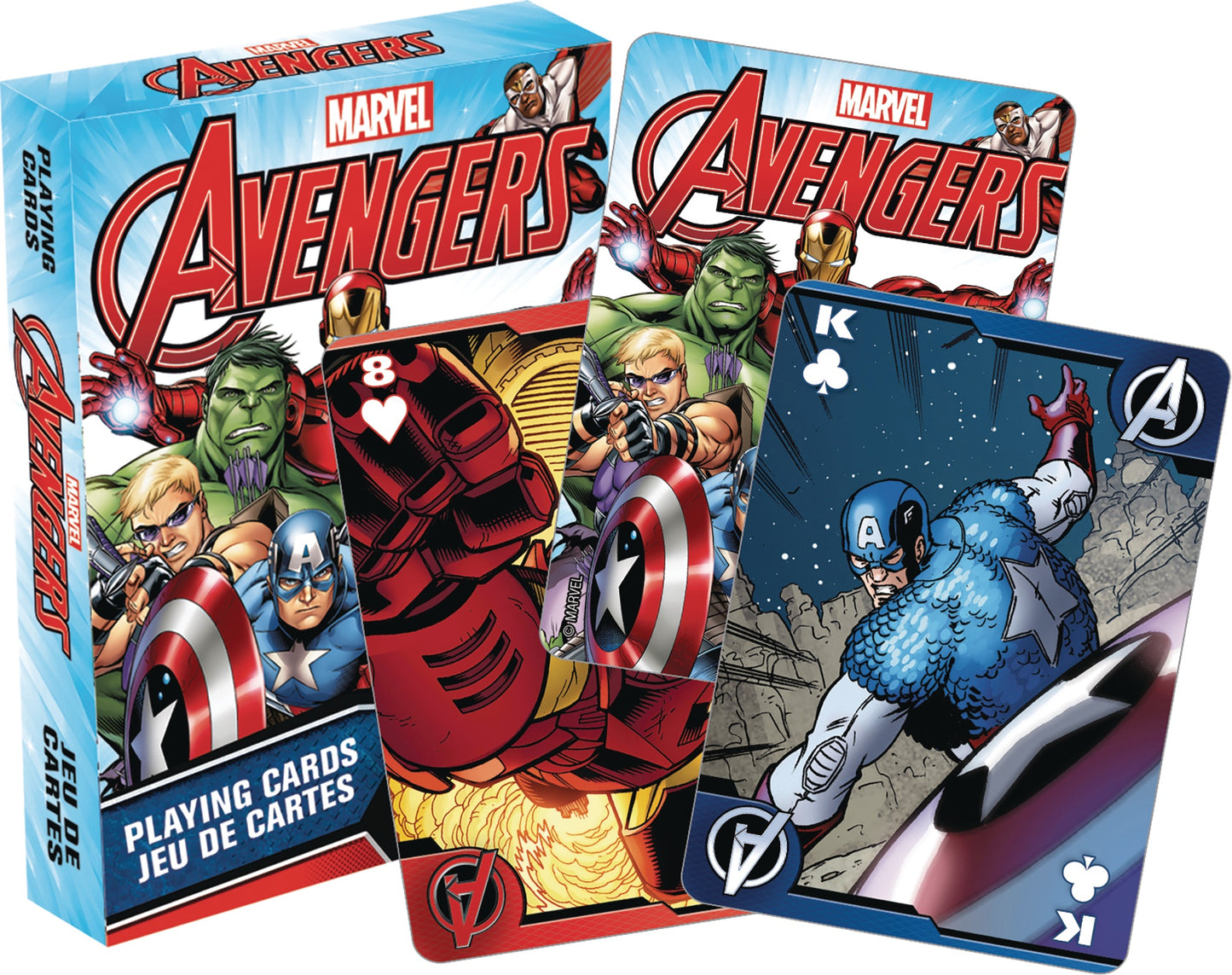 MARVEL AVENGERS COMICS PLAYING CARDS (NET) (C: 1-1-2)