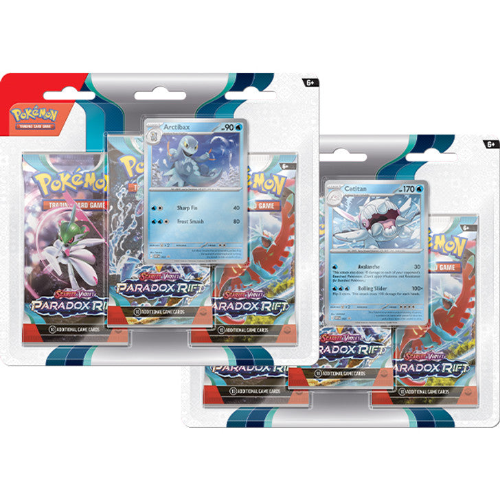 Pokémon TCG: Scarlet & Violet 4 - Paradox Rift - 3-Booster Blister Pack