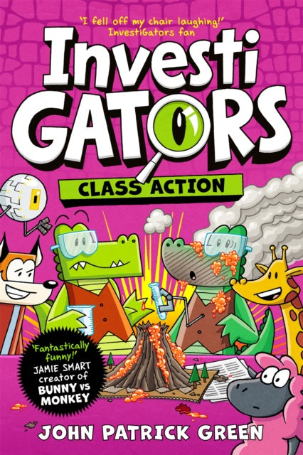 Cover of 'InvestiGators Class Action' featuring cartoon alligators and other characters from the graphic novel series.