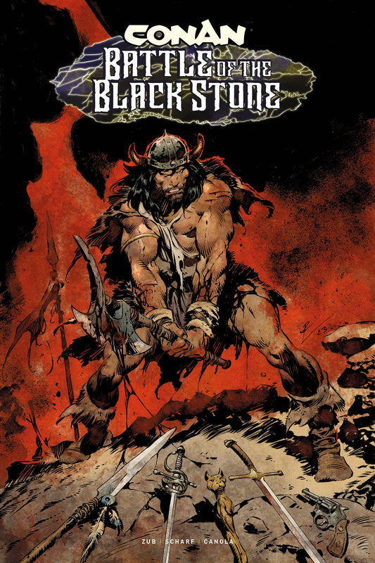 CONAN BARBARIAN BATTLE BLACK STONE TP DM ED (MR) (C: 0-1-2)