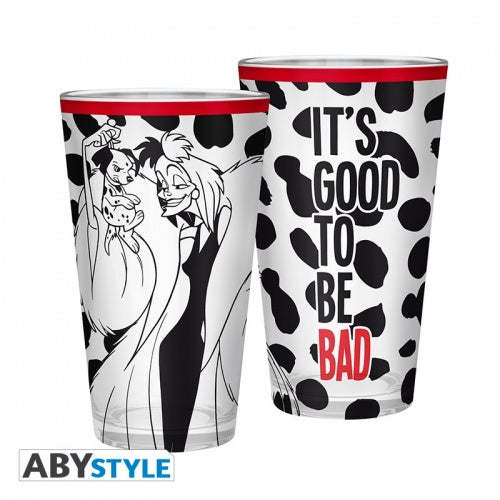 Disney Villains - Cruella - Large Glass