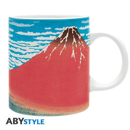 Hokusai - Red Fuji - Mug