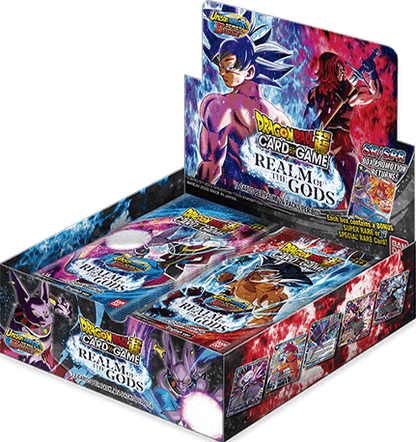 Dragon Ball Super: Card Game - Unison Warrior Series - Realm of The Gods Booster Pack (DBS-B16) box