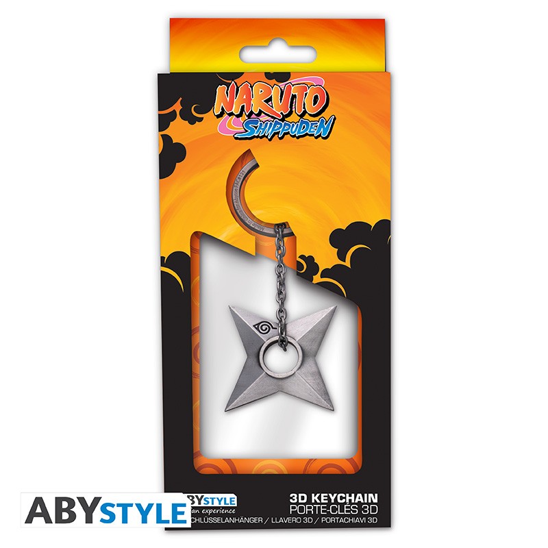 Naruto: Shippuden - Shuriken - 3D Keychain