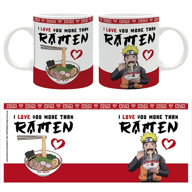Naruto: Shippuden Mug - "I love You More Than Ramen"