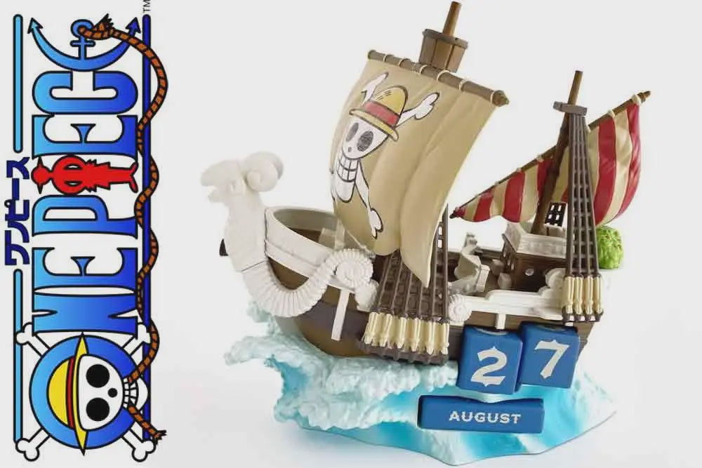 one piece going merry 3d perpetual calendar