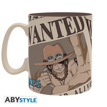 One Piece - Portgas D. Ace: Wanted - (King Size) Mug