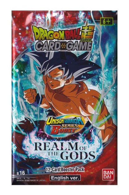 Dragon Ball Super: Card Game - Unison Warrior Series - Realm of The Gods Booster Pack (DBS-B16)