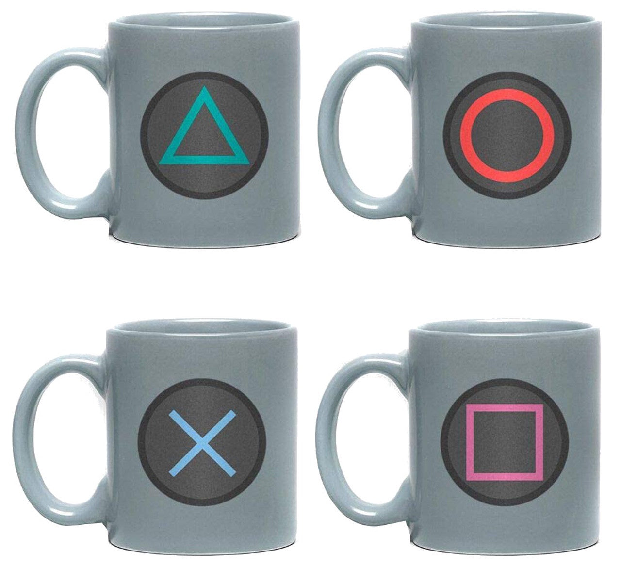 PlayStation - Joystick Buttons - (4-Pack) Espresso Set