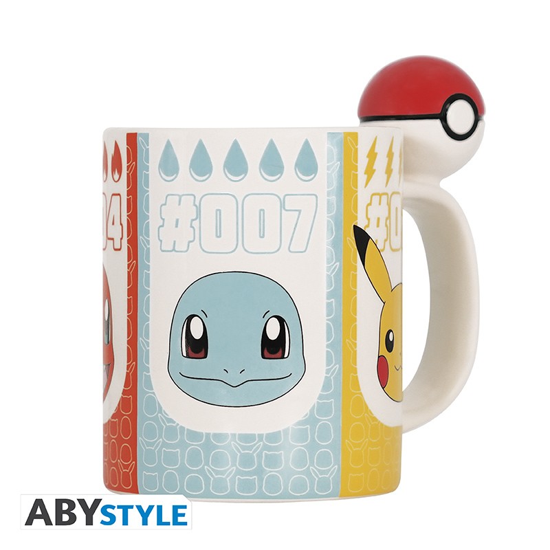 Pokémon - Pokéball Handle - 3D Mug