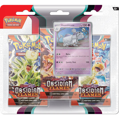 Pokémon TCG: Scarlet & Violet 3 - Obsidian Flames - 3-Booster Blister Pack