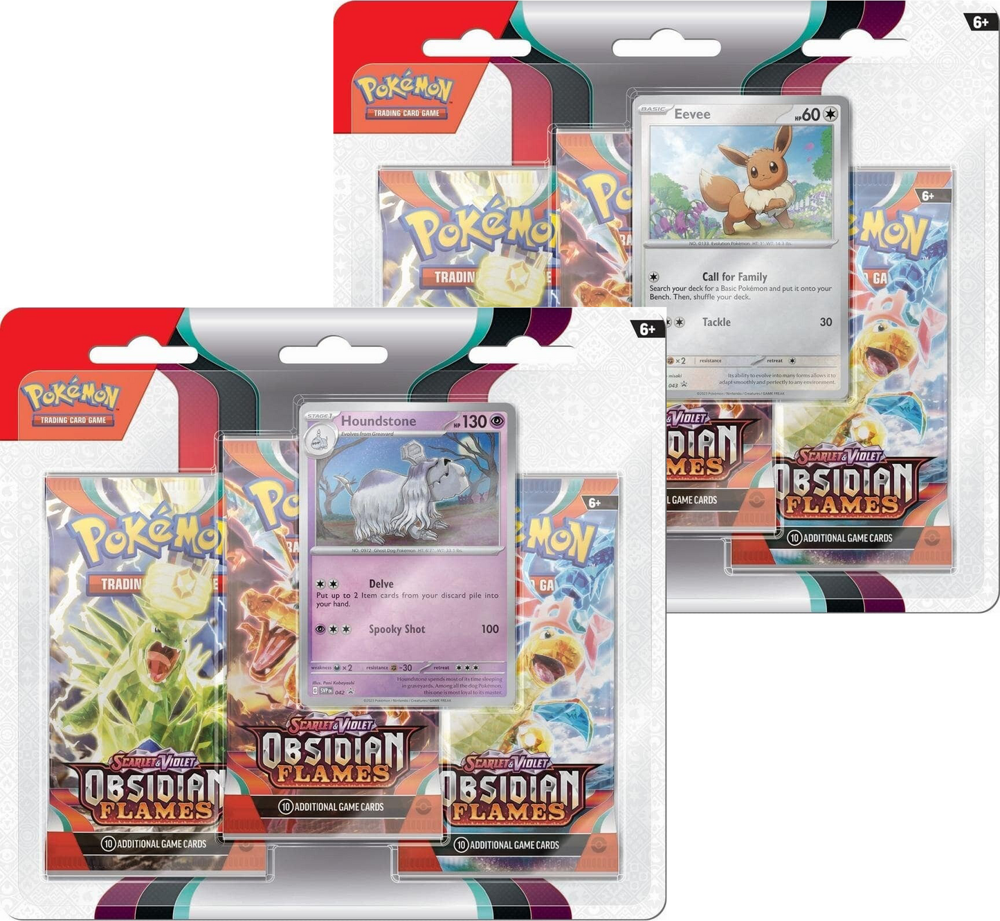 Pokémon TCG: Scarlet & Violet 3 - Obsidian Flames - 3-Booster Blister Pack