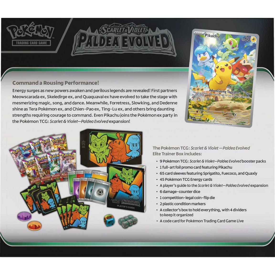 Pokémon TCG: Scarlet & Violet - Paldea Evolved - Elite Trainer Box