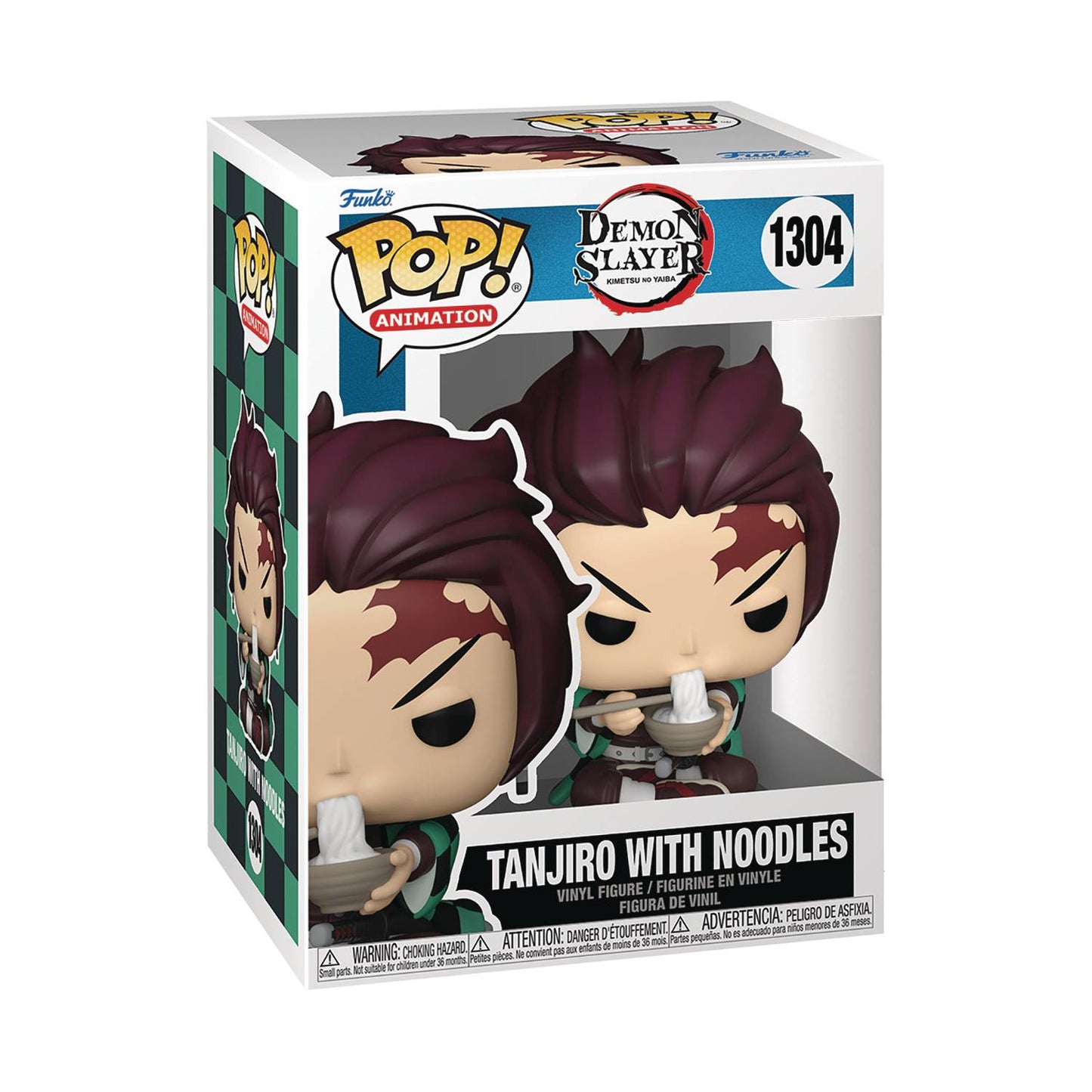 POP! Animation: Demon Slayer: Kimetsu no Yaiba #1304 Tanjiro With Noodles Vinyl Figure